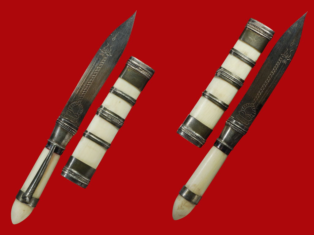 มีดปากกา หลวงพ่อกัน วัดเขาแก้ว ดีกรีที่2