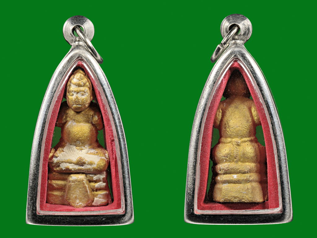 กุมารทอง พิมพ์พกพา ปี 2547 หลวงปู่แย้ม วัดสามง่าม #๒